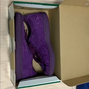 Suede Jr imperial purple pumas